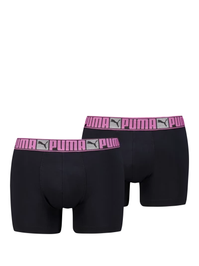 Спідня білизна Puma MEN LOGO BLOCK ELASTIC BOXERS 2P - 179766 Спідня білизна Puma MEN LOGO BLOCK ELASTIC BOXERS 2P - 179766