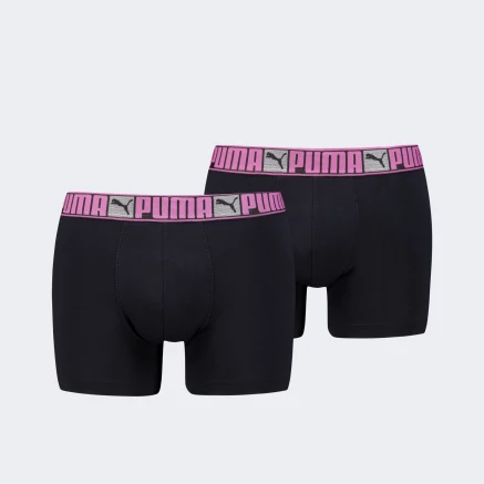 Спідня білизна Puma MEN LOGO BLOCK ELASTIC BOXERS 2P - 179766 Спідня білизна Puma MEN LOGO BLOCK ELASTIC BOXERS 2P - 179766