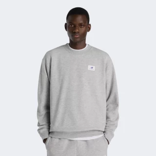 Кофта New Balance Woven Label Crew | Колір: сірий | купити в
