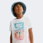 Футболка Nike K NSW TEE RISE AND SHINE, фото 4 - інтернет магазин MEGASPORT