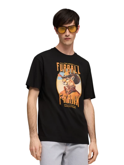 Футболка Puma GRAPHIC Cat Cowboy Relaxed Tee - 179962
