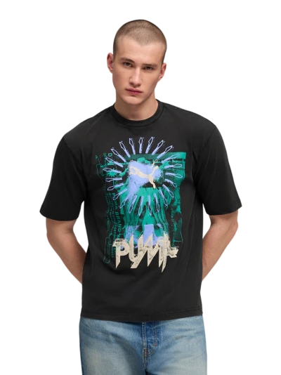 Футболка Puma GRAPHIC Win or Lose Boxy Washed Tee - 179963