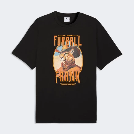 Футболка Puma GRAPHIC Cat Cowboy Relaxed Tee - 179962