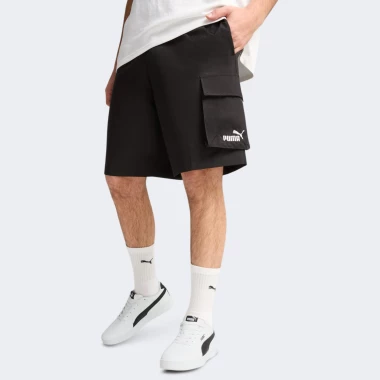 ESS No. 1 Logo Woven Cargo Shorts 9"