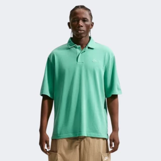 Поло Nike M NK CLUB JERSEY POLO WASHED | Цвет: зеленый | купить в