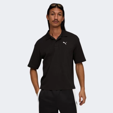 WARDROBE ESS Boxy Waffle Polo
