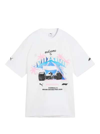 Футболка Puma F1 Miami Washed Graphic Tee - 180285