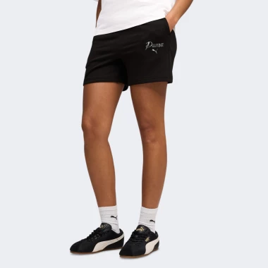 ESS SCRIPT High-Waist Shorts 5"