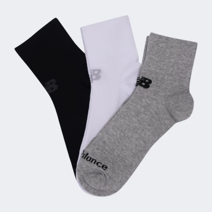Шкарпетки New Balance Performance Cotton Flat Knit Ankle 3 Pair - 122574