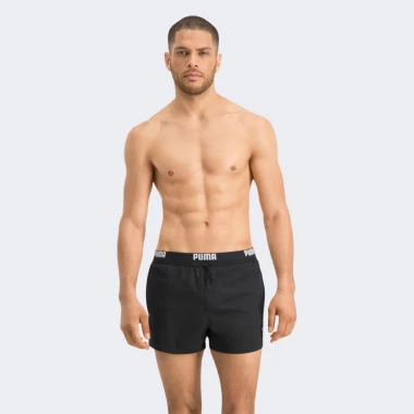 SWIM MEN LOGO SHORT LENGTH SWIM SHORTS 1P