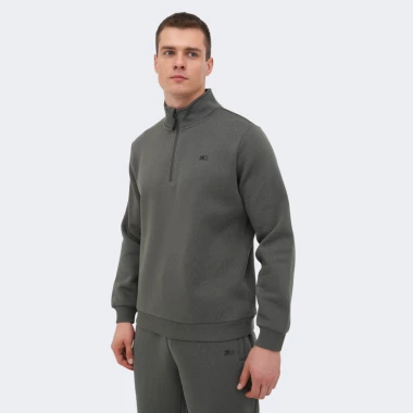men's brushed terry halfzip
