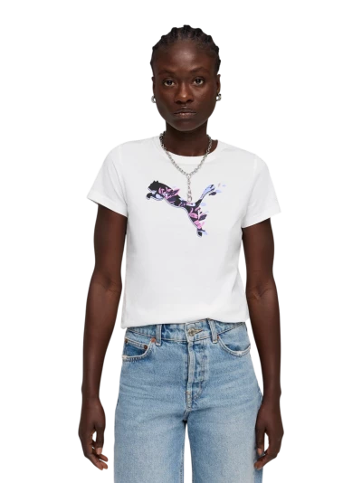 Футболка Puma GRAPHICS Floral Cat Tee - 180440