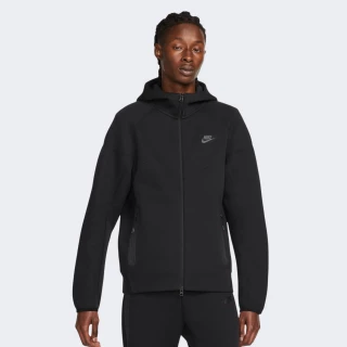 Кофта Nike M NK TCH FLC FZ WR HOODIE | Цвет: черный | купить в