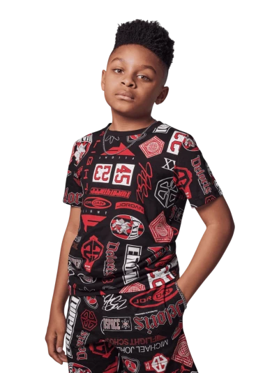 Футболка Jordan JDB MJ ESS AOP SS TEE - 173176