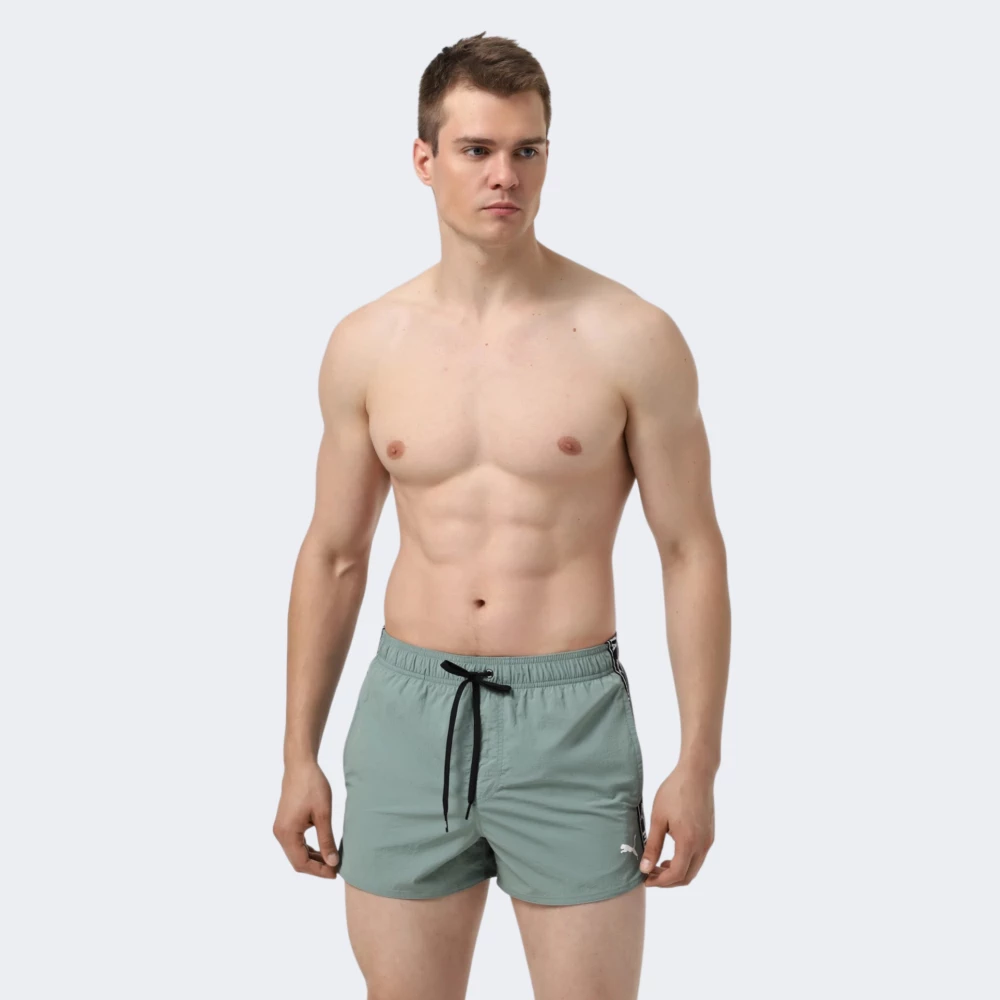 Шорти Puma SWIM MEN CRINKLE SHORT SHORTS 1P | Колір: зелений