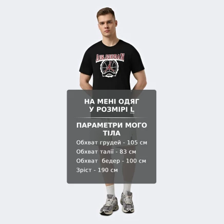 Футболка Jordan M J AJ23 VARSITY SS CREW 2 - 180157