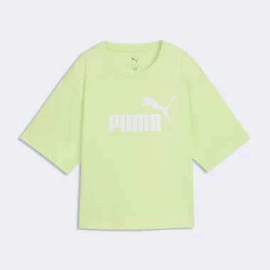ESS Cropped No. 1 Logo Relaxed Tee