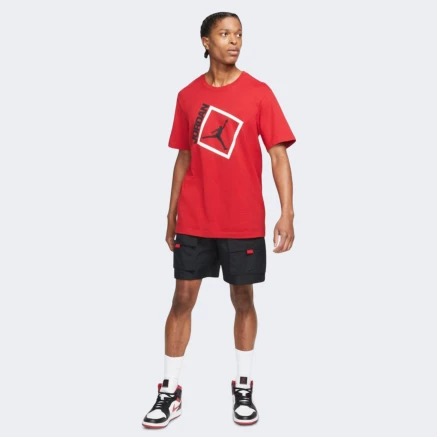 Футболка Jordan M J JUMPMAN BOX SS CREW | Цвет: красный | купить в