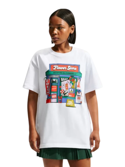 Футболка Nike W NK TEE FLOWER SHOP BF - 180672