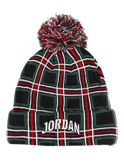Шапка Jordan JAN HOLIDAY PLAID POM BEANIE - 169825