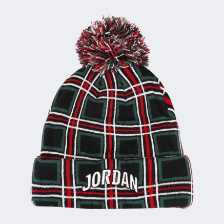 Шапка Jordan JAN HOLIDAY PLAID POM BEANIE - 169825