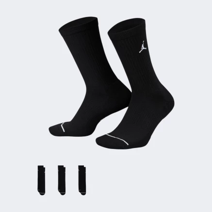 Шкарпетки Jordan U J EVERYDAY CUSH POLY CREW 3PR - 144 - 160680 Шкарпетки Jordan U J EVERYDAY CUSH POLY CREW 3PR - 144 - 160680
