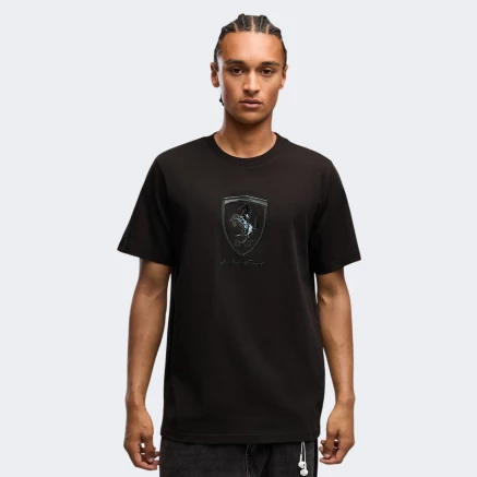 Футболка Puma Ferrari Tonal Shield Tee - 183494 Футболка Puma Ferrari Tonal Shield Tee - 183494