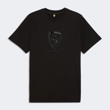 Футболка Puma Ferrari Tonal Shield Tee - 183494 Футболка Puma Ferrari Tonal Shield Tee - 183494