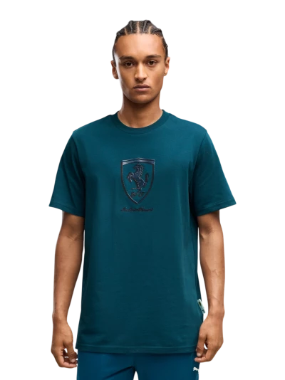 Футболка Puma Ferrari Tonal Shield Tee - 183495 Футболка Puma Ferrari Tonal Shield Tee - 183495