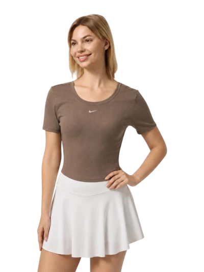 Футболка Nike W NSW NK CHLL KNT MRIB SS TOP - 180057