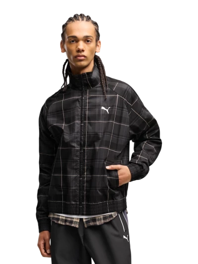 Кофта Puma T7 Relaxed Tartan Woven Track Jacket - 184395 Кофта Puma T7 Relaxed Tartan Woven Track Jacket - 184395