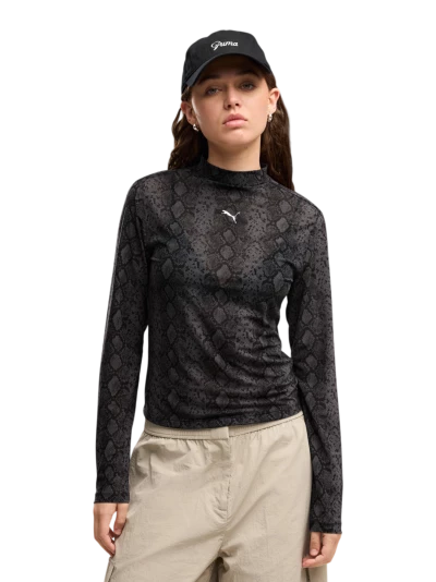 Лонгслів Puma SNAKE PACK AOP Mesh Tee - 184886