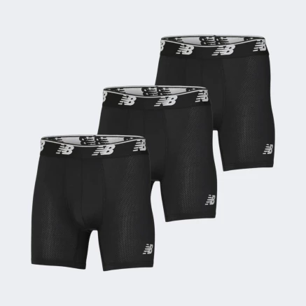 Спідня білизна New Balance Mens Mesh 5 Inch Boxer Brief No Fly 3 Pack - 186518 Спідня білизна New Balance Mens Mesh 5 Inch Boxer Brief No Fly 3 Pack - 186518