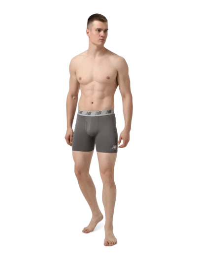 Спідня білизна New Balance Mens Premium 6 Inch Boxer Brief with Fly 3 Pack - 173279