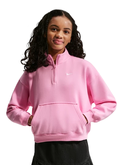 Кофта Nike G NSW STUDIO FLC QZ OS TOP - 187038