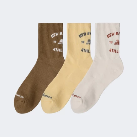 Шкарпетки New Balance Graphics QTR Crew Socks 3 Pack - 187062