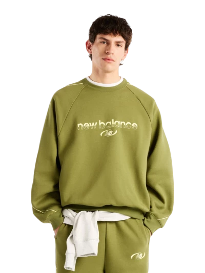 Кофта New Balance Trackside Fleece Crew - 187515