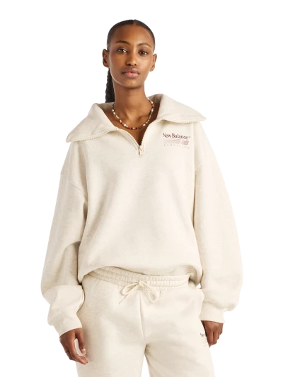 Кофта New Balance Trackside Fleece Half Zip - 187523