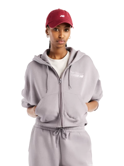 Кофта New Balance Trackside Fleece Full Zip - 188191