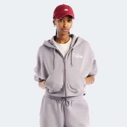 Кофта New Balance Trackside Fleece Full Zip - 188191
