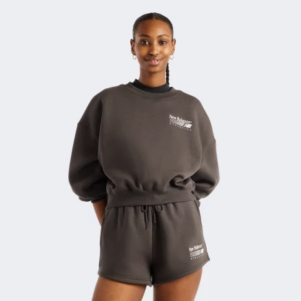 Кофта New Balance Trackside Fleece Crew - 188194