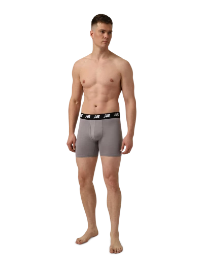 Спідня білизна New Balance Mens Premium 6 Inch Boxer Brief with Fly 3 Pack - 186517