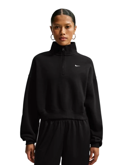 Кофта Nike W NK STDO FLC MW OS CROP QZ - 189486
