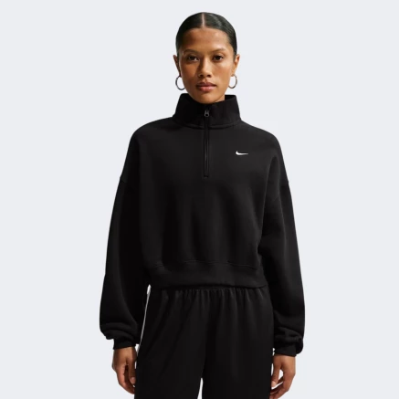 Кофта Nike W NK STDO FLC MW OS CROP QZ - 189486