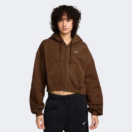 Кофта Nike W NK STDO FLC MW OS CRP FZ HDY - 189485