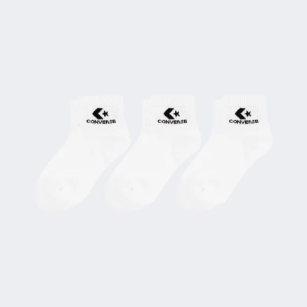 Шкарпетки Converse CHU 3PK LIGHTWEIGHT COTTON QTR - 185096