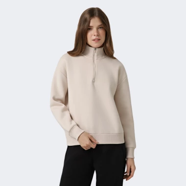 women's brushed terry halfzip