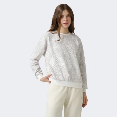 women's terry-fleece print sweatshirt