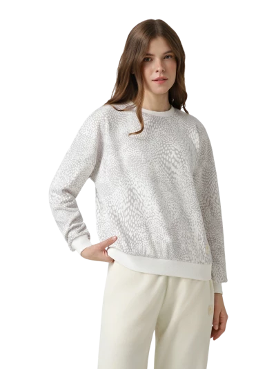 Кофта East Peak women's terry-fleece print sweatshirt - 189118