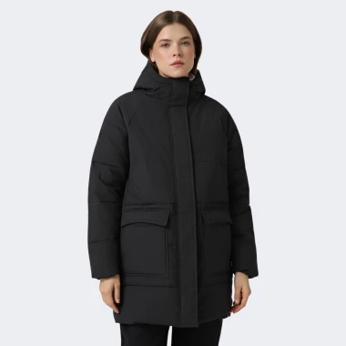 womens long hooded padded jacket